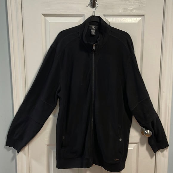 Calvin Klein Zip up sweater black XXL - Picture 1 of 11